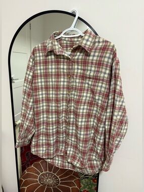 Women’s Eddie Bauer Vintage Flannel 100% Cotton Size Large